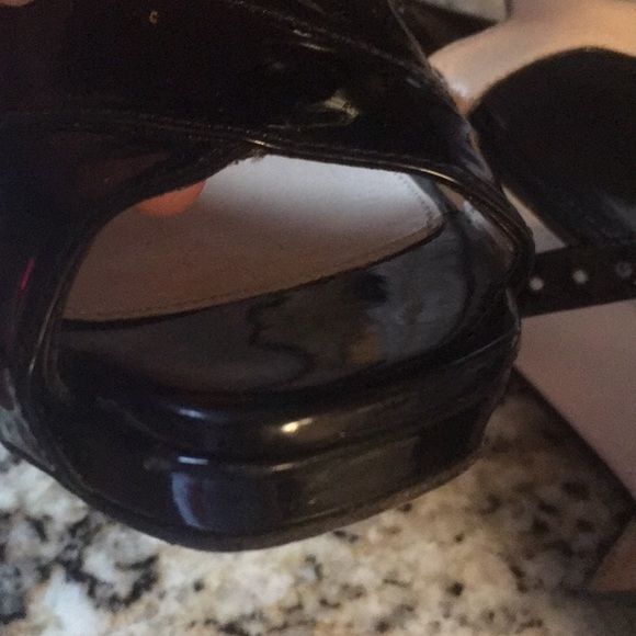 Prada Black wedges  size 37.5 - Picture 3 of 5